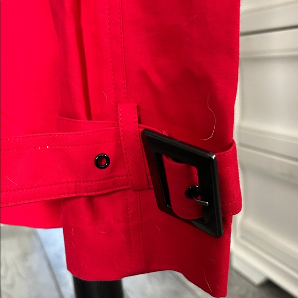 Pendleton Women's Bold Red Double-Breasted Pea Coat - Picture 4 of 7